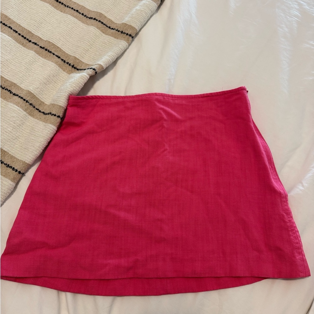 Zara Fuchsia Mini Skirt